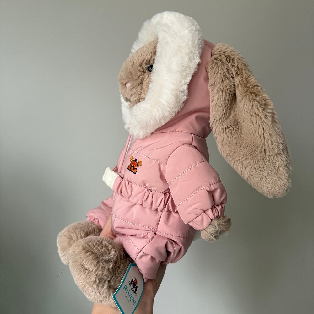 AUTHENTIC Jellycat Snow Suit Bunny & Bear Set of 2 NWT - Fast Shipping! - Picture 3 of 7